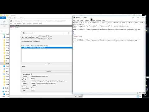 enable idle debugger