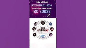 🚨 BNY Mellon Confirms ISO20022 Deadline — XRP Utility Era Begins! 🌍💥 #digitalassets #ripple