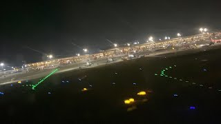 Bengaluru international airport morning takeoff [4K]