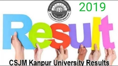 kanpur university result 2019