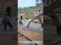 Village Road Construction: Pouring Concrete 🛣️
