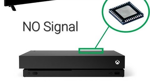 Xbox one X no signal , not the hdmi port , can we fix it. retimer ic chip
