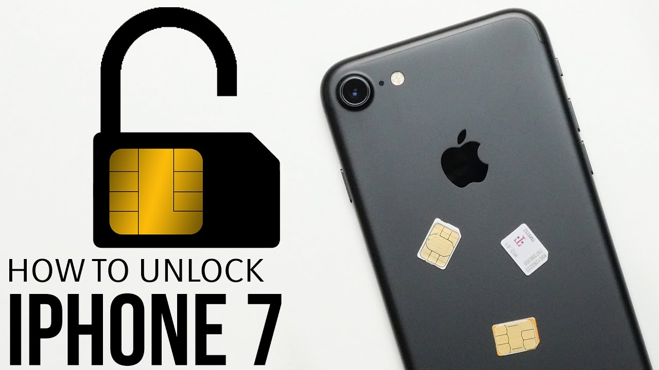 How To Unlock Iphone 7 Plus Sim Unlock Youtube