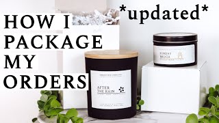 *Updated* How I Package My Orders: Jar Candles, Tin Candles, Wax Melts & Room Sprays + Announcement!