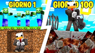 100 GIORNI IN UN'APOCALISSE ZOMBIE SU MINECRAFT