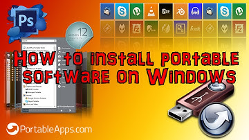 How to install portable software on Windows