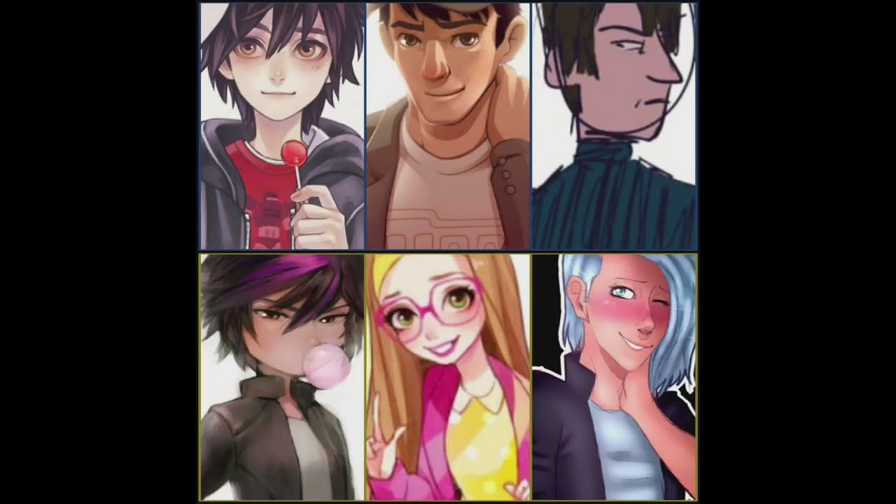 Hiro x GoGo + Tadashi x Honey Lemon + Helectrix x Voyd - Beautiful Mistake