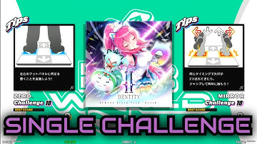 [DDR WORLD]  [ ]DENTITY  [CSP - Lv.18 / 1P:NORMAL  2P:MIRROR]