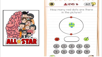 Brain test All-Star Master level 16 Gameplay Walkthrough Solution