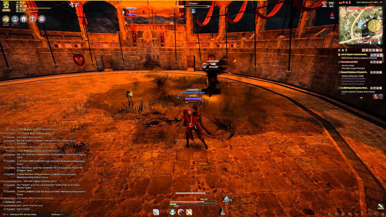 Black Desert Guild Leyenda Arena Duelo 3 Youtube