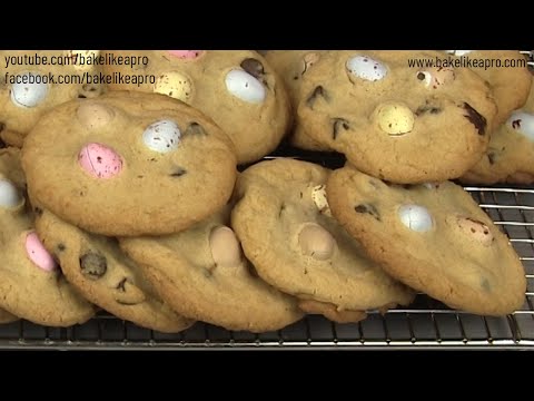 Easy Easter Chocolate Chip Cookies Recipe With Cadbury Cream Eggs