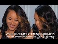 HOW TO: EASY &amp; NATURAL QUICKWEAVE W/ FAUX HIGHLIGHTS | JENISE ADRIANA