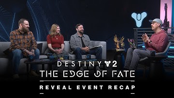 Destiny 2: The Edge of Fate | Reveal Livestream Recap [UK]