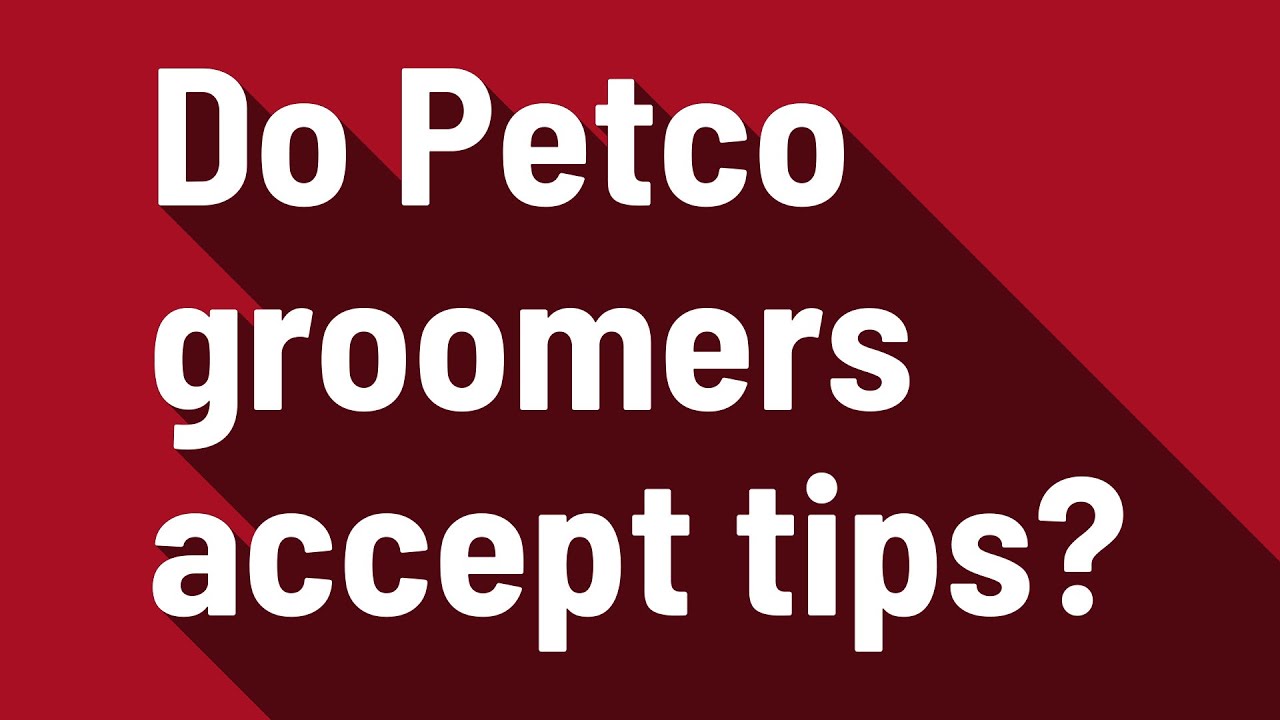 Do Petco Groomers Accept Tips?