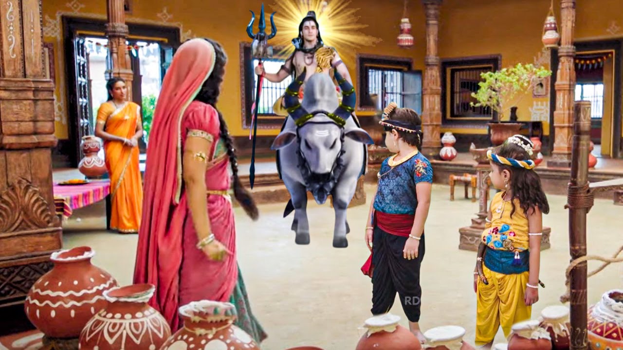 जब अपने नंदी को लेकर महादेव पहुंचे कान्हा से मिलने वृन्दावन - YASHOMATI MAIYYA KE NANDLAL | Krishna