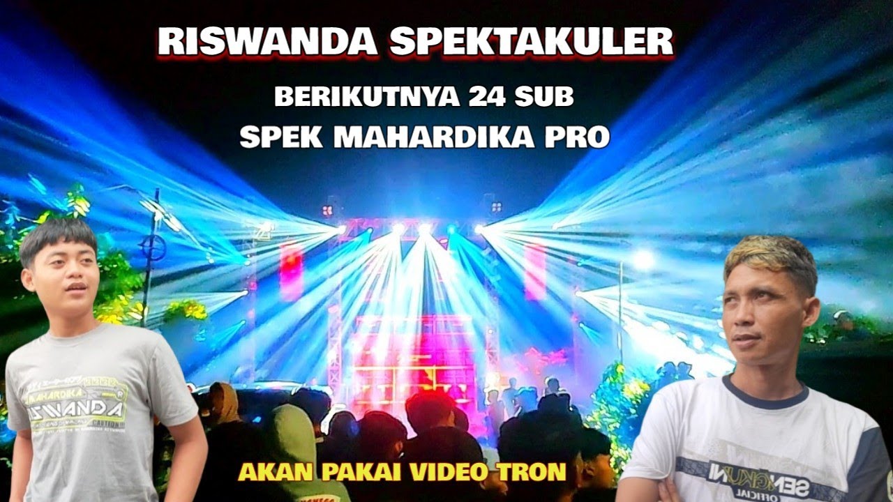 Spektakuler cek sound Riswanda feat sopongiro lighting luar biasa 🔥