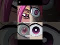 The eyes are soo pretty👀#lightblue#oceanblue#teal#pink#red#purple#green#anime#foryou#subcribeplzz