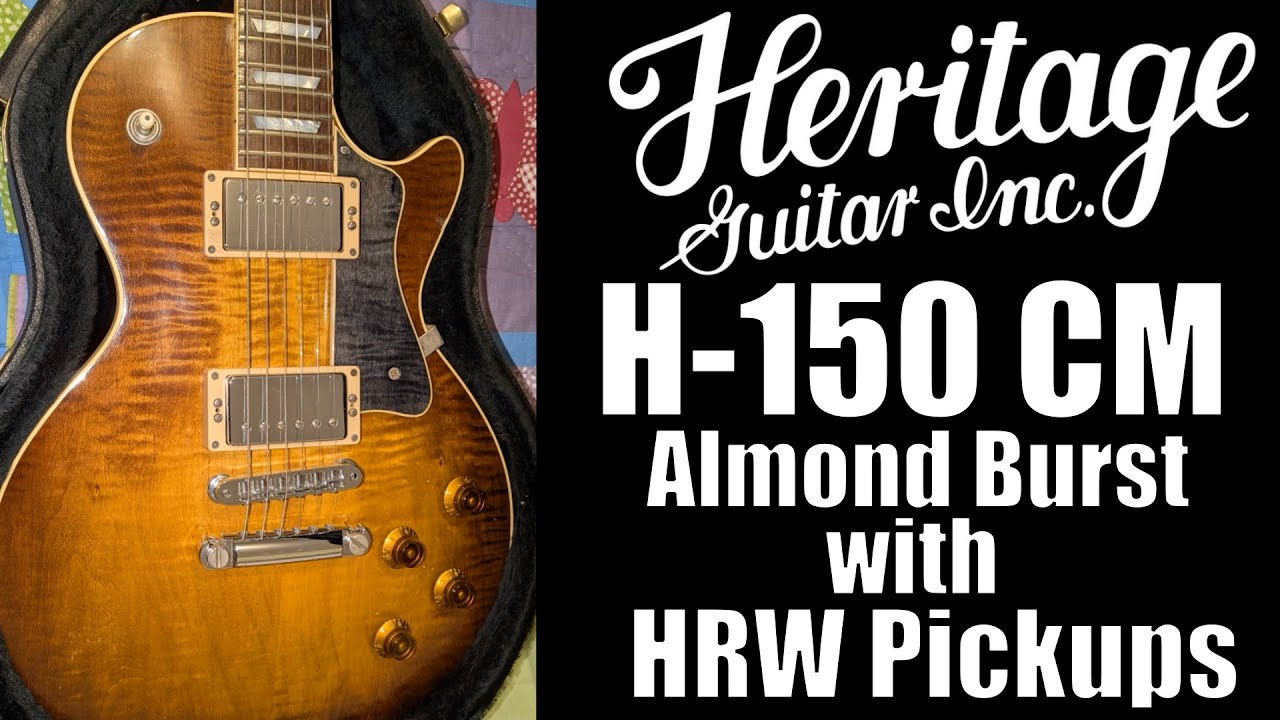 1999 Heritage H-150 CM in Almond Burst with HRW Pickups - YouTube
