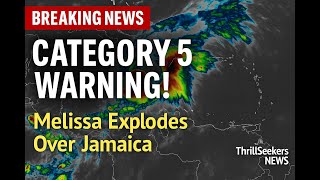 Hurricane Melissa EXPLODES Into a Monster — Category 5 Warning Issued! 🌪️ Jamaica in Extreme Danger