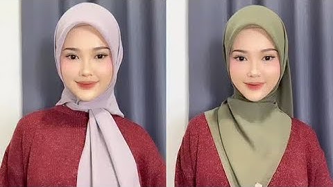 Vintage Parijse vierkante hijab-tutorial 😱🎀🫠 #tutorial #hijab #vierkant
