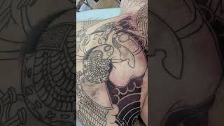 Traditional Japanese Tattoo (Grey Wash) Shading ⚫️⚪️✍️ screenshot 5