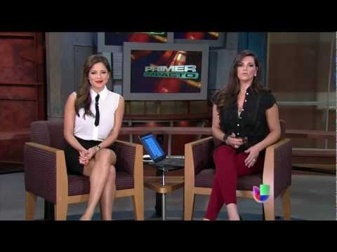 Pamela Silva Conde and Bárbara Bermudo 2013/02/11 Primer Impacto HD