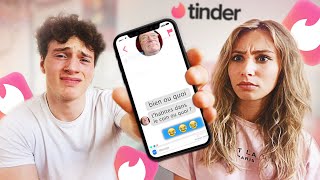 Je lis les messages privés Tinder de Léa - YouTube