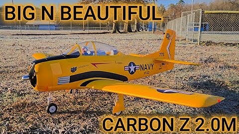  Smoothest Flying Warbird E-Flite Carbon Z T-28 Trojan 2.0m #rcpilot #youtube #rcflying #aviation 