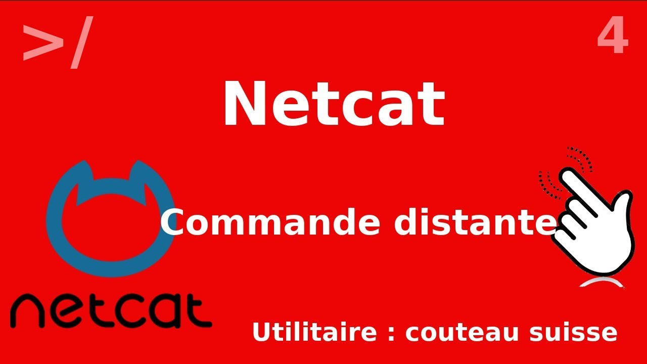 Netcat - 4. Lancer un shell distant | tutos fr - YouTube