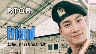BTOB - FRIEND Line Distribution