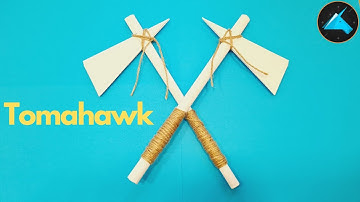 DIY - Paper TOMAHAWK Tutorial | Paper Craft