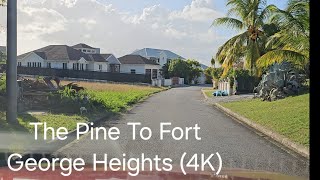 Driving in Barbados  From The Pine To Fort George Heights (4K)