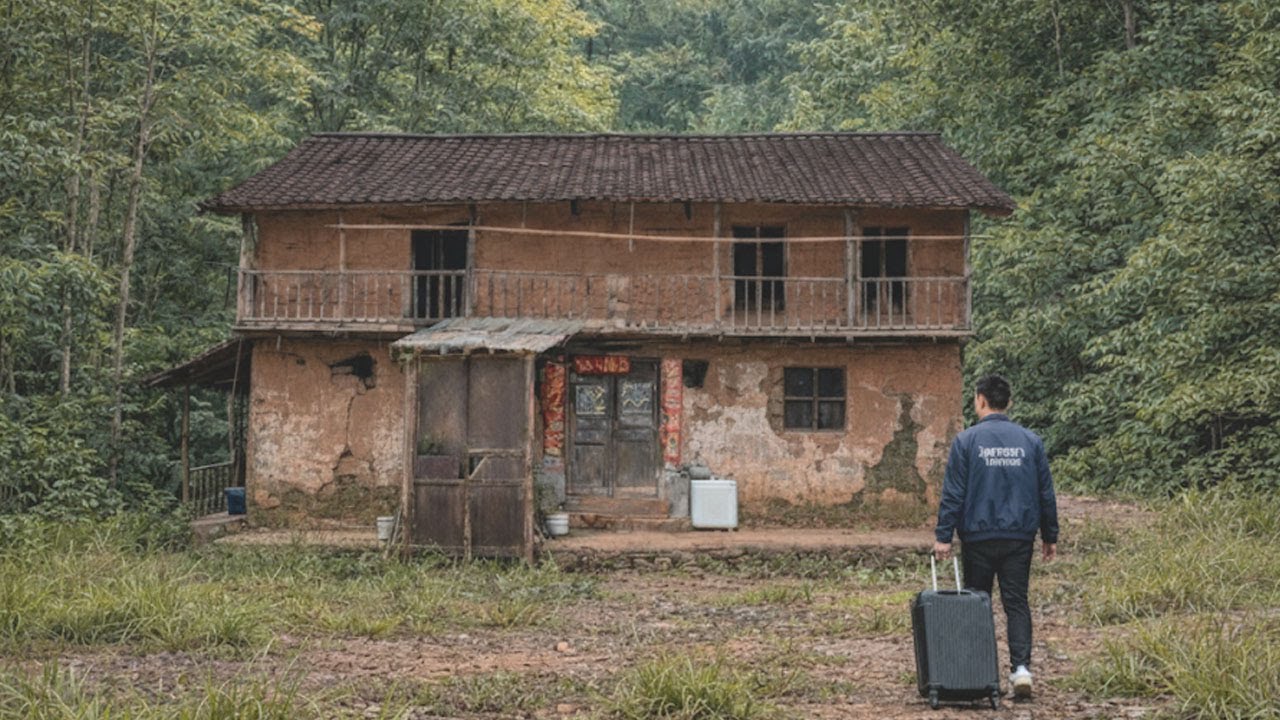 Gen Z wins the lottery and spends all his money fixing his mom’s old house back home.