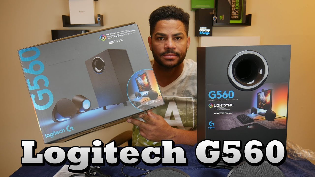 Logitech G560 Lightsync Speakers Unboxing 