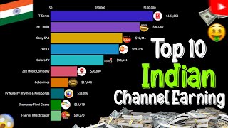 Details You Won't Believe These Top 10 Indian YouTubers' Earnings! | T-Series vs SET India - V9 News