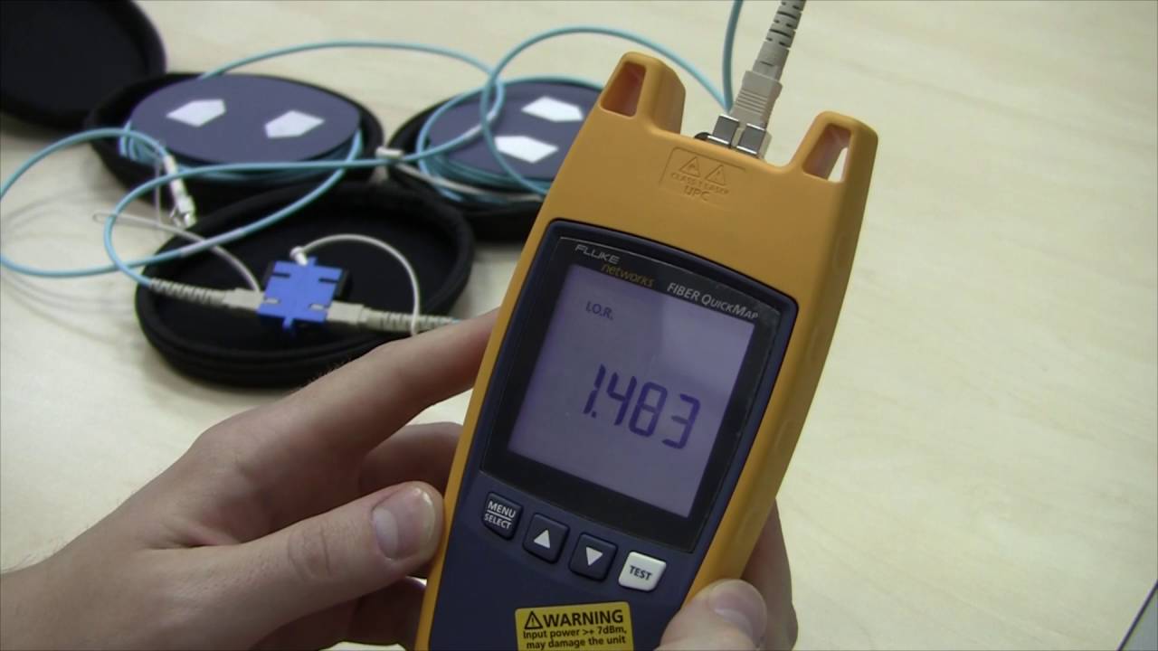 Как измерить длину оптической линии или оптического патчкорда? - YouTube