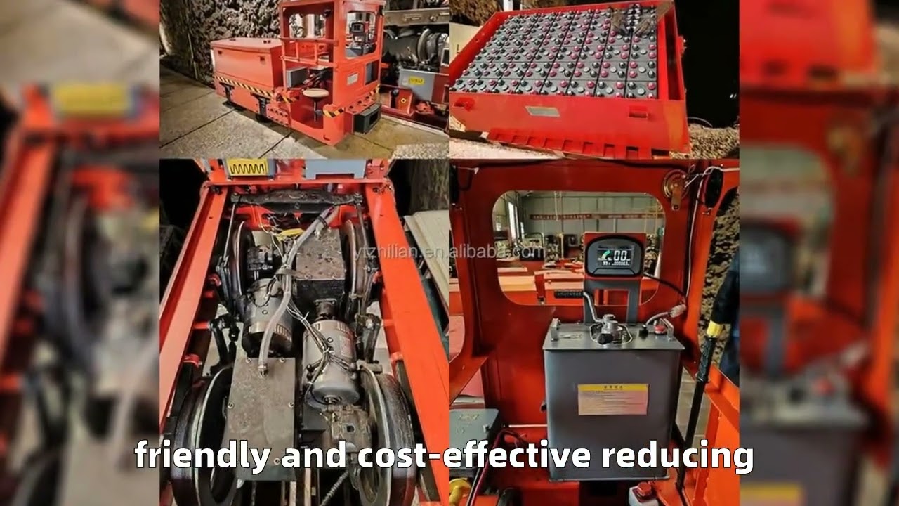 Battery Locomotive for Narrowgague Mining Industry