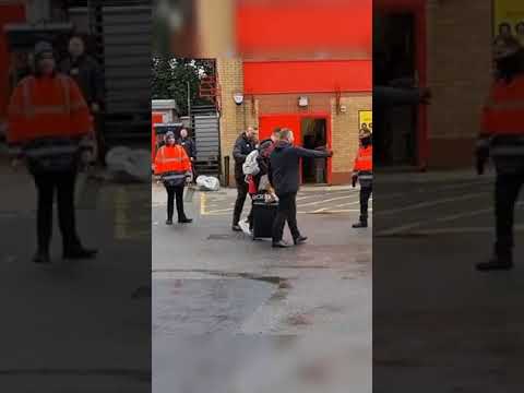 کریستیانو رونالدو دیروز بعد از بازی منچستر یونایتد و اورتون