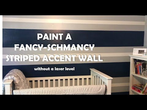 Como pintar uma parede do acento listrado - Do It