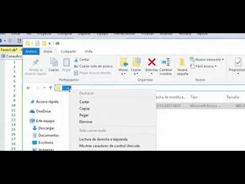 Conexión: Visual Basic 2017 con Access