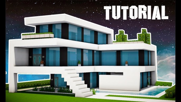 Minecraft: CASA fácil MODERNA Tutorial #1✓