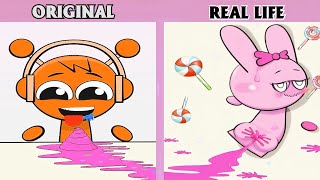 Best Tiktoks Of Incredibox Sprunki Pinki Oren Troll Phase 1 Vs Phase 2 Original Vs Plush Toys