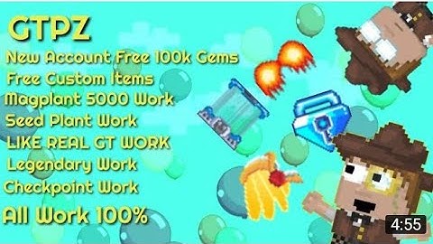 ✨Growtopia Best Private server [🔥 GTPZ🔥]🌃 New Get 100K GEM+FARMABLE✨