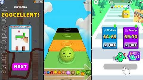 We Beat 3-Player Draw To Smash VS Merge Guys vs Watermelon Run 3D 2048 Gameplay #25 u0026 Run #008