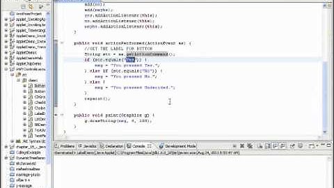 Chapter 15.4 - Using AWT Controls, Layout Managers, and Menus In Java Part 1