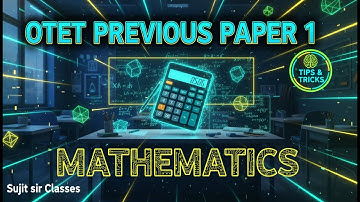 OTET 2024 Math PYQ Solved! 💯 Paper 1 & 2 Most Important Questions (Set B )#otet #osstet #jt #maths