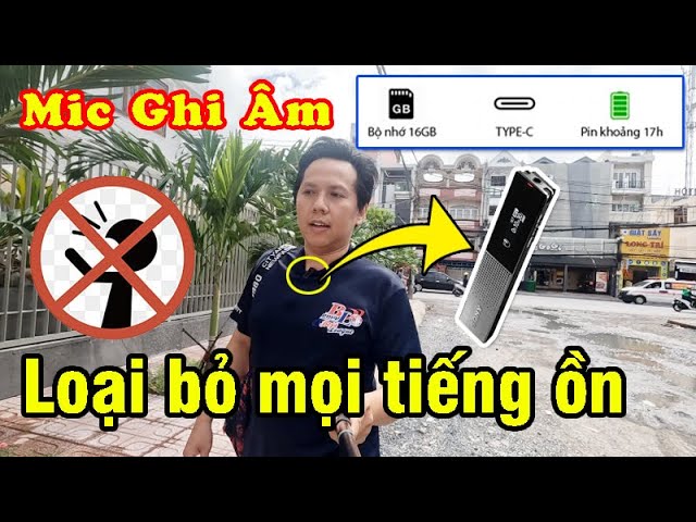 Mic ghi âm không dây tốt nhất quay Vlog - Máy ghi âm SONY TX660