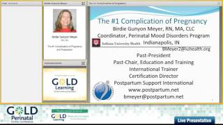 Interview with Birdie Gunyon Meyer RN, MA for GOLD Perinatal Online Conference 2015