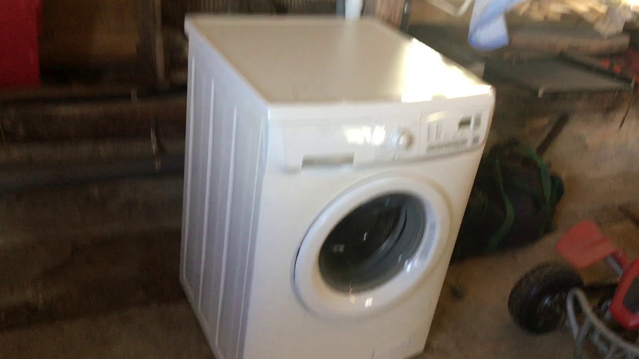 Inkoppling av tvättmaskin - YouTube