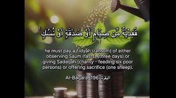 سورة البقرة الاية 196 Surah Al-Baqara Ayahا#surahalbaqarah #quran #القرآن #سورة_البقرة